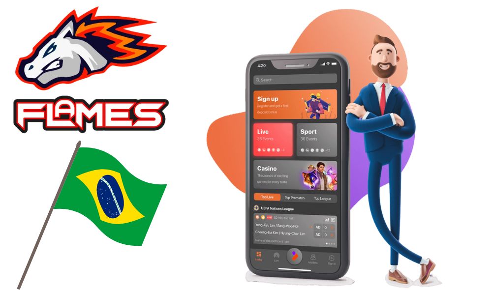 Baixe e instale o aplicativo Flames Online Casino em dispositivos Android e iOS